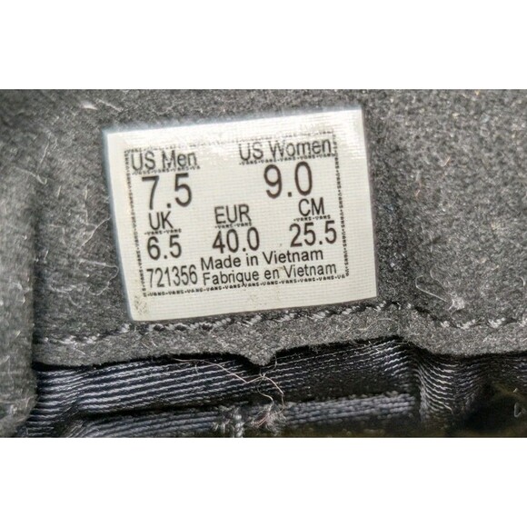 New Vans MTE Cross Path Mid Black/Orange Shoes Sneakers Men's Sise 7.5/Women's 9 - Picture 8 of 9